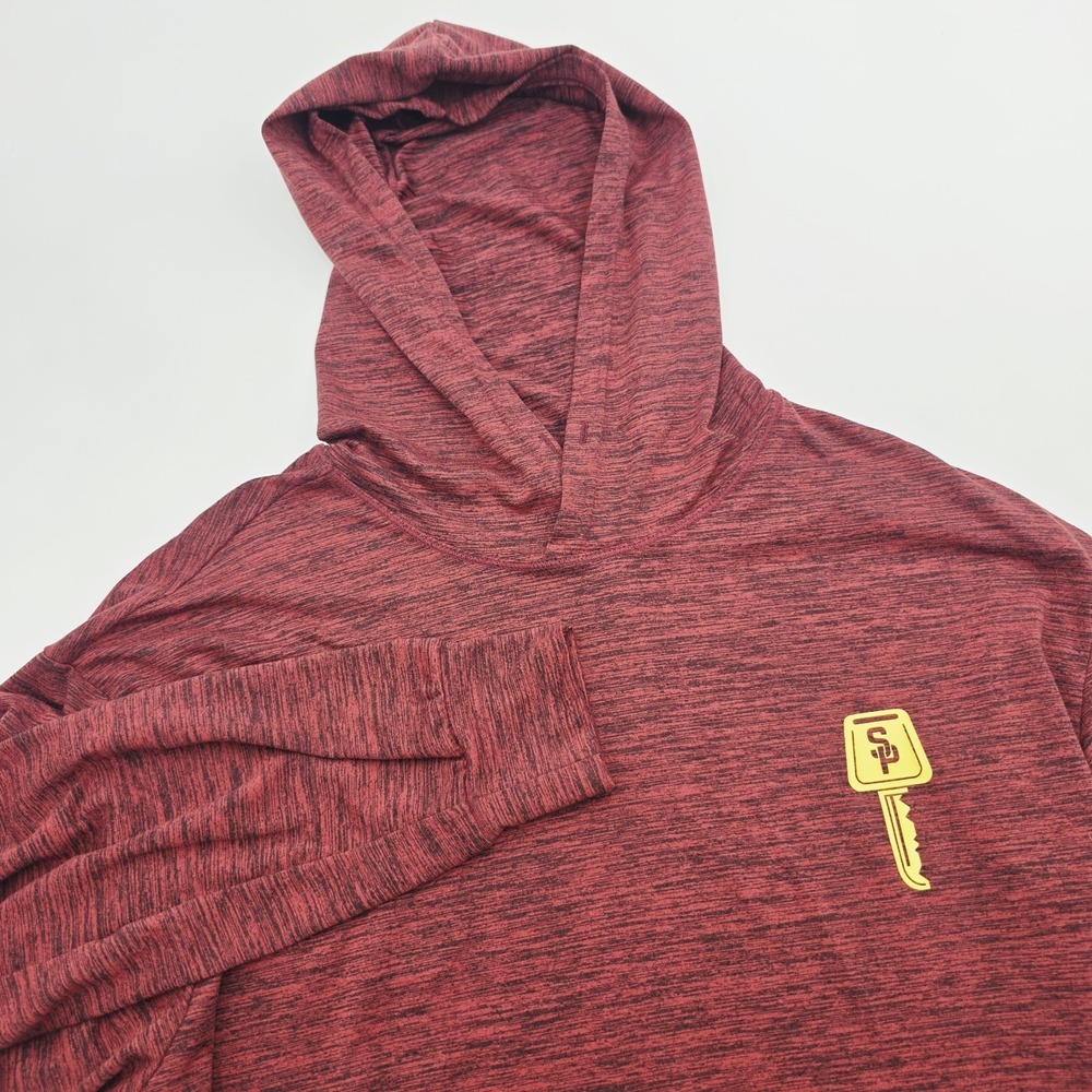 Born Primitive Men's Size Medium Althleisure Hoodie Red Long Sleeve‎ Pullover